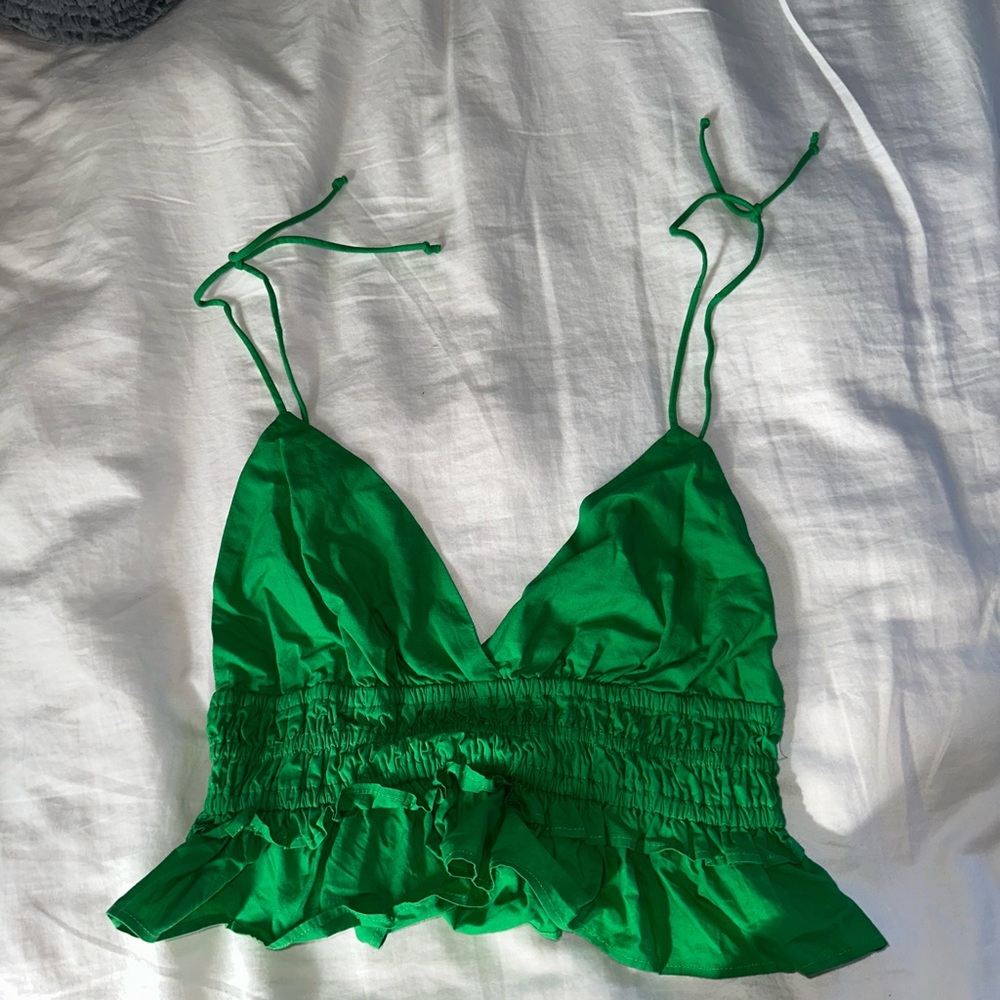 Sim and Sam Green Tanktop